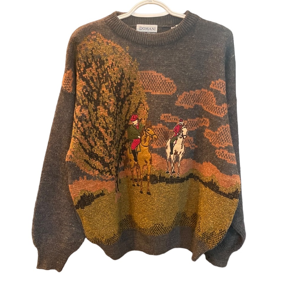 Equestrian Vintage Sweater M
